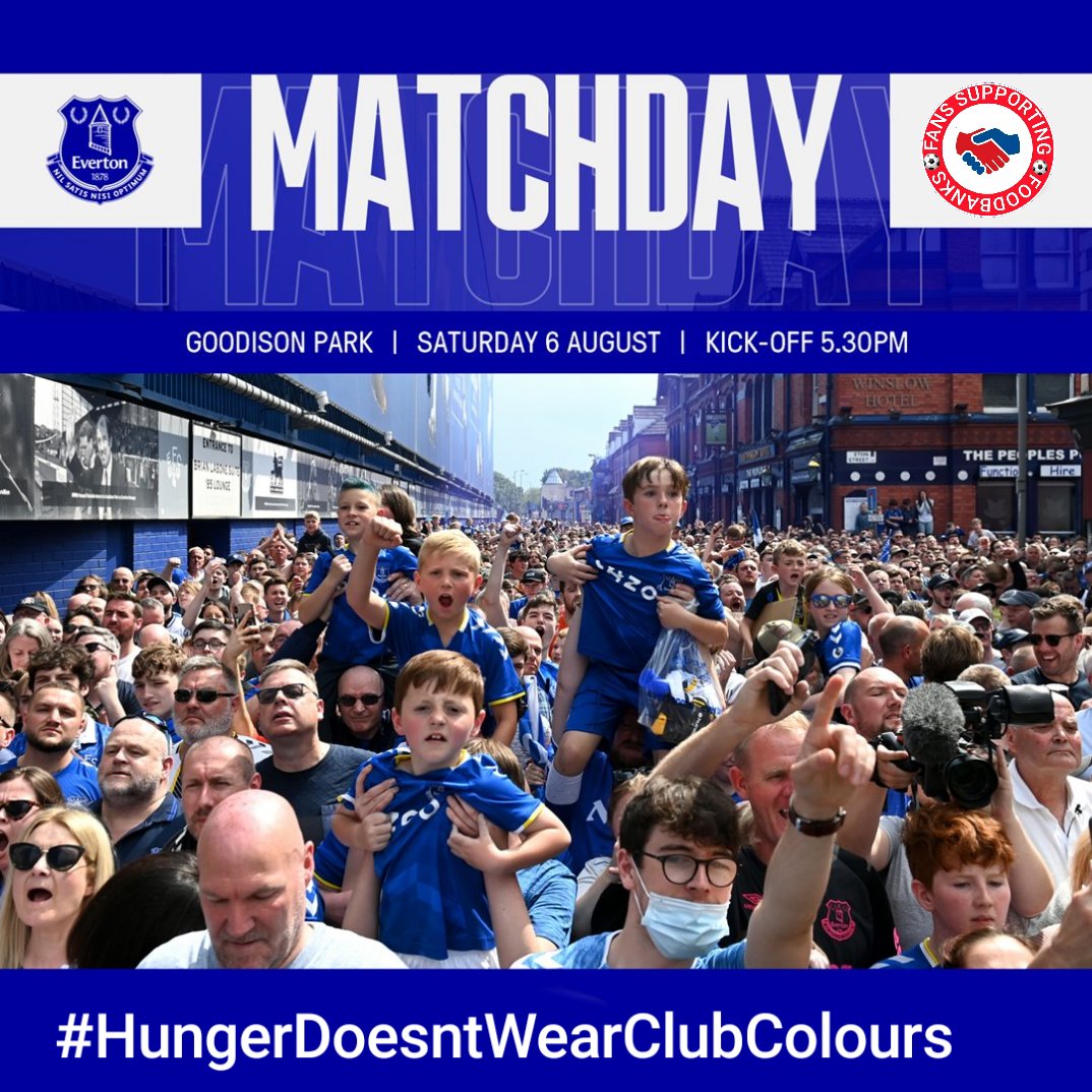SFoodbanks's tweet photo. Com'on com'on get down to Goodison Park.....

Matchday Checklist

🔹️Match ticket
🔹️Coach welcome 
🔹️Homebaked Pie
🔹️Foodbank Donation
🔹️Clean Sheet
🔹️Three Points

#SpiritOfTheBlues
#GoodisonGang
#RightToFood 
#MoreThanAPie
#ShopLocal 
Pls RT      Pls Donate https://t.co/fvrpawrpNN