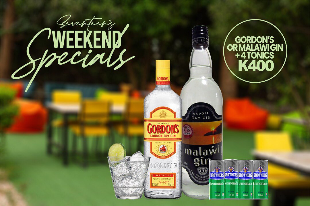 SeventeenZm's tweet photo. It’s game season & we give you the best of everything, from this season’s live action matches to our exquisite fishbowls, Malawi Gin and of course buckets of hunter’s dry and savanna served to your satisfaction ❤️
#seventeenZm
#EPL2022⚽️❤️
#ThePerfectPlaceToRelax https://t.co/jGDemh3utm