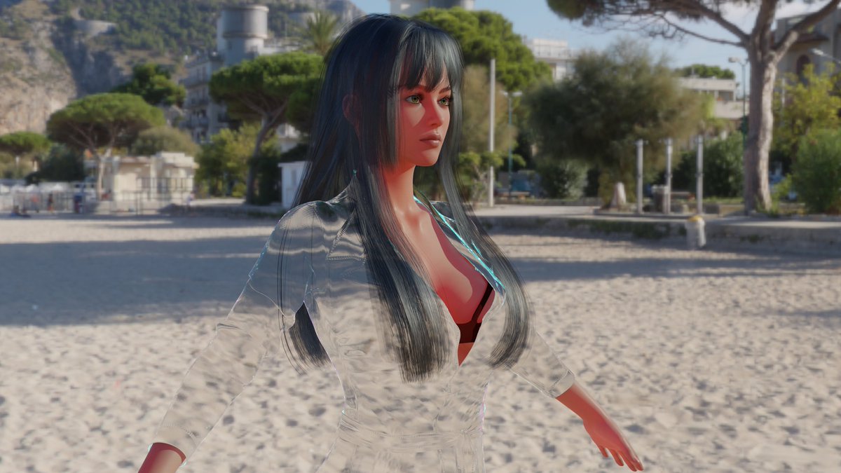 Tried an invisibility cloak thing. Why I did it? I don't know. Is it working? Yeah! Now I need to work on the character's skin and hair. Maybe I will make custom render. 
#Blender3d #invisibilitycloak #daz3d #Repost