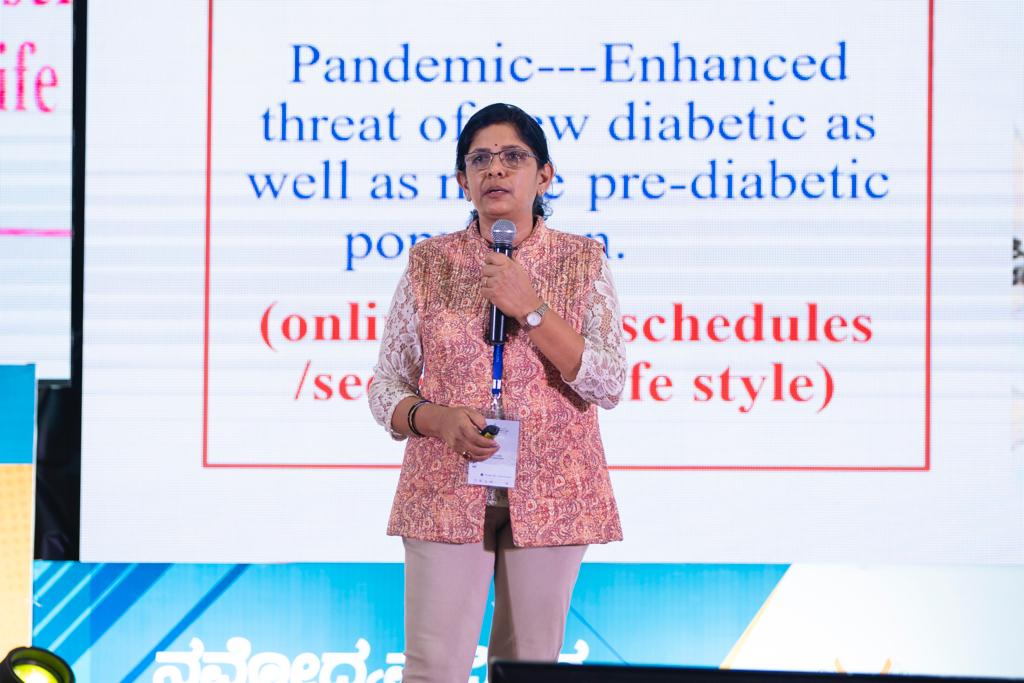 Next up: Salutary Nutrifoods. A Millet-based symbiotic ready-to-eat formulation for the diabetic and prediabetic population. It is a first of its kind. The aim was to address the Need of the hour which is for Nutrition solutions to normalize sugar levels. 

#MSP2022 #India75