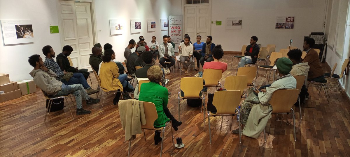 TibebBe's tweet photo. Last week, we have had our 2nd #Tibeb session - #Tibebmugit - where we discussed the vast topic of - #Art: Necessity or Luxury? @goethe_addis 

The discussion was divided in to three debaters: #Necessity, #luxury and #Neutral group. 

#TibebbeAdebabay
#trending https://t.co/AB8llIF2fS