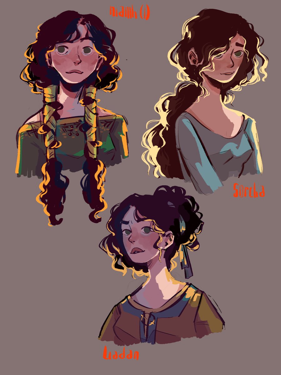 Ilikebeesyeah's tweet photo. Juliet Marillier really said Yeah I’ll have like seven of these black-haired girls and I for one agree #sevenwaters https://t.co/ZrvhNaJAxU