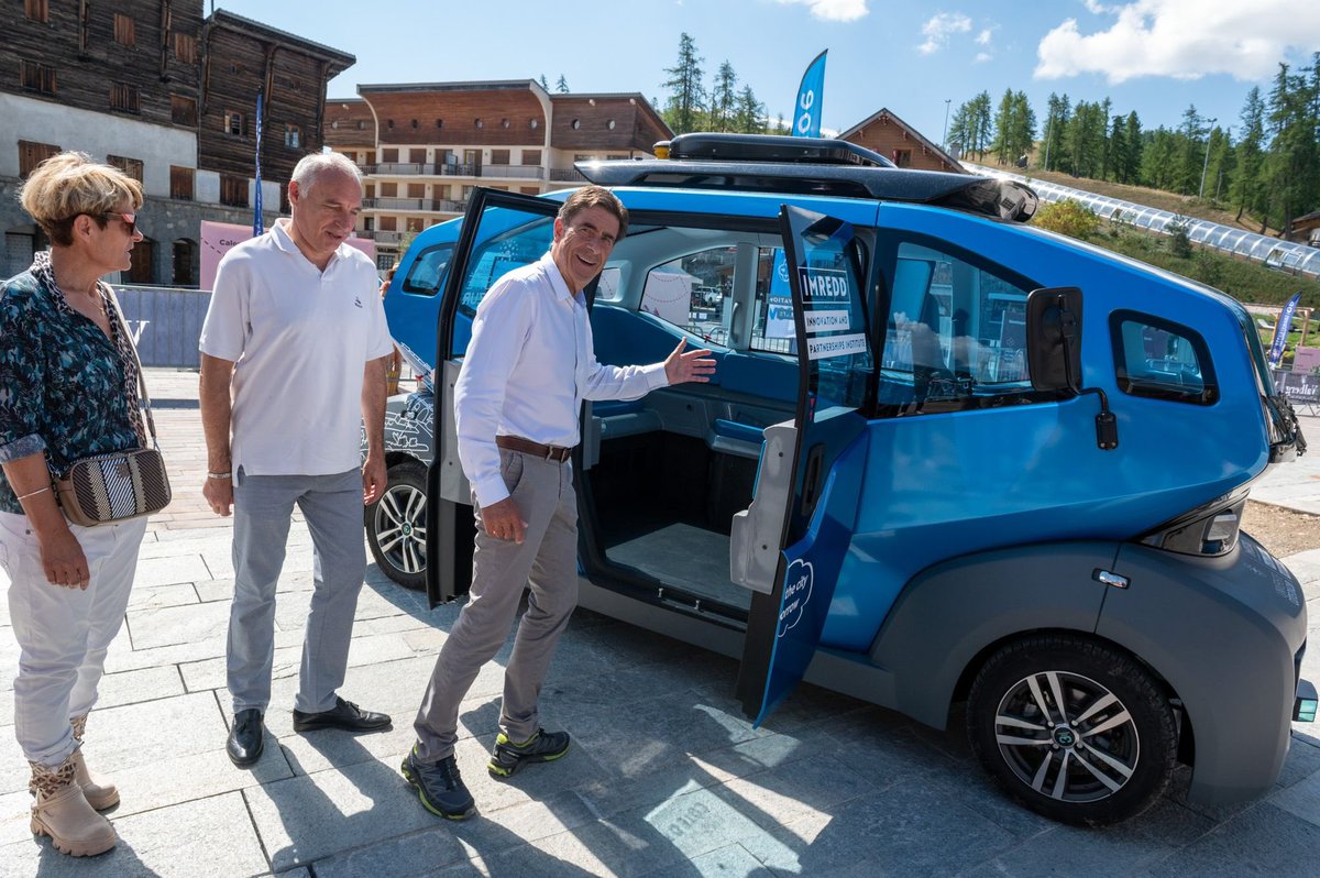 ca_ginesy's tweet photo. 🌱Je lance ce matin la journée station durable dans le cadre de la Fête patronale de Notre-Dame-des-Neiges à Valberg. Une expérimentation inédite de navigation en navette électrique autonome est notamment proposée par l'@imredd_uca. https://t.co/qxNkNoaeLk