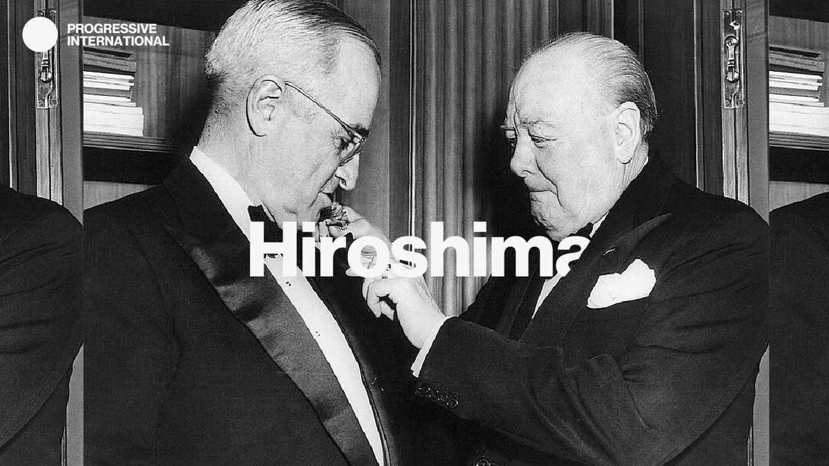 Today in 1945, the United States committed a war crime without precedent in human history. It dropped the first atomic bomb, one of only two ever used in war, on the city of Hiroshima, killing a third of its inhabitants. The bombing would define the stakes of the Cold War.