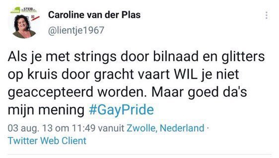 En als je met trekkers ’s nachts op de snelweg tegen het verkeer inrijdt en overdag de boel in de fik steekt? Wat dan <a href="/lientje1967/">Caroline van der Plas</a>? 🧐