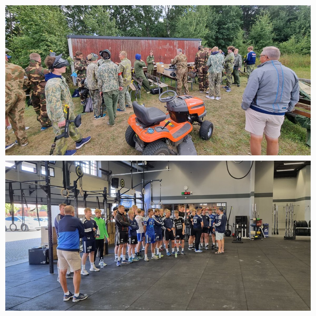cbystad's tweet photo. Kanondag med killarna, hunnited b��de träning och nöje!
Tack till Oscar på #CFY!
@YIFhandboll
#yifu #handboll https://t.co/ZmKdOcytKF https://t.co/TZGWtl2fV1