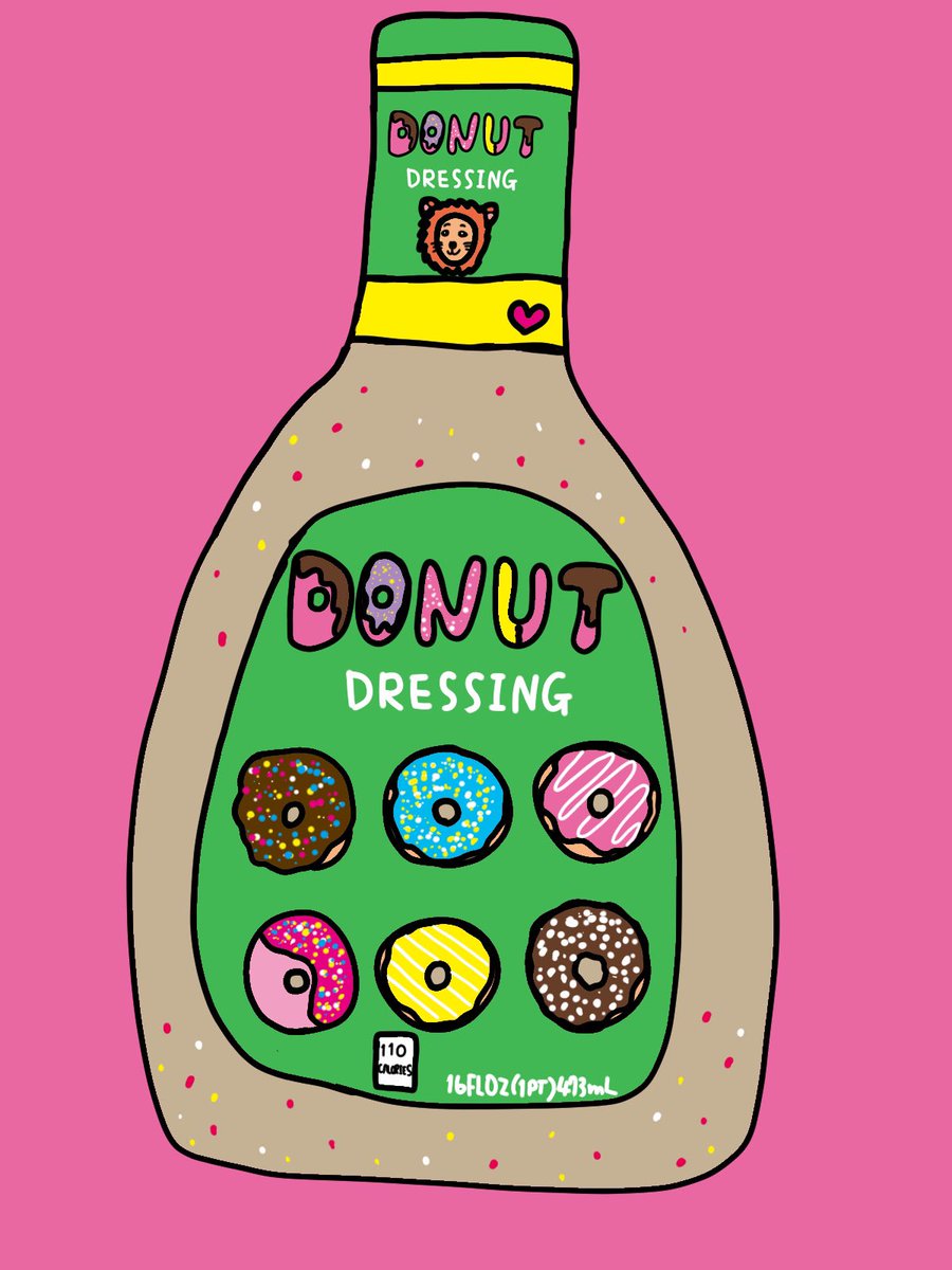 The donuts-flavored dressing is now on sale! !

#nft #nftart #nftartist #nftcommunity #nftcollector #opensea #openseanft #openseaart #digitalart #illustration #donuts #dressing #flavor