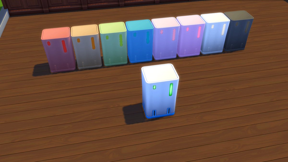 simwhimsy's tweet image. Recolors of this base game trashcan available on my Patreon, free to everyone! Now there are swatches to match any decor! patreon.com/simwhimsy