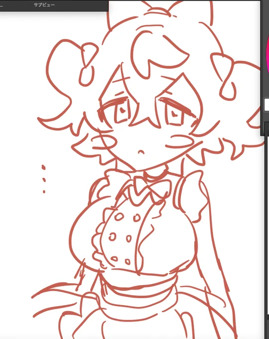 うちの子唯一のきょぬ 