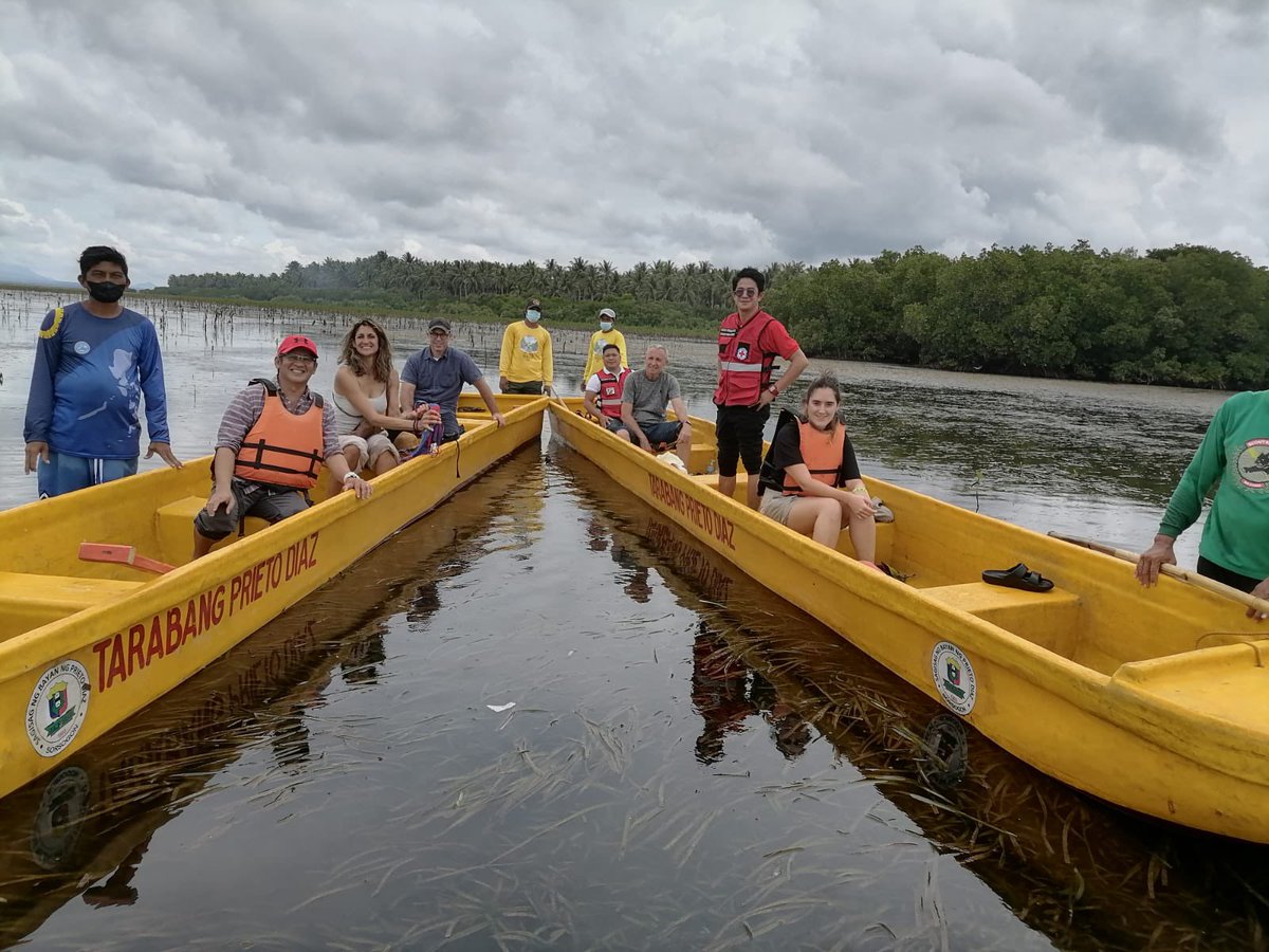 AdamBornstein's tweet image. Philippines mangrove #EbA / #naturebasedsolutions / #ILS kickoff flotilla. 

With @philredcross, @danskrodekors, @RodeKruis, @BaseCarbonInc, @ClimateLimited,  and @C3update.

More to come...#carbon #reforestation #resilience 

@DanishMFA