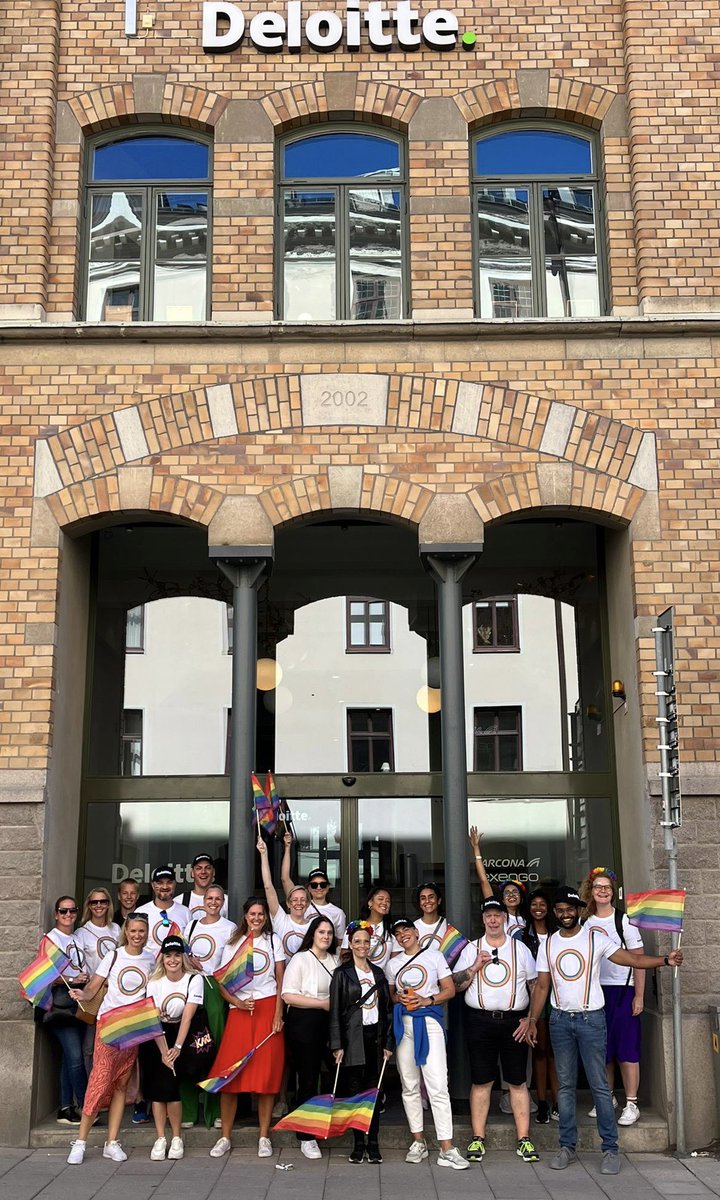 SundstromEster's tweet photo. Happy Pride from Stockholm and @deloittese to @DeloitteProud and our friends in @DeloitteNL celebrating today as well!🏳️‍🌈🏳️‍⚧️ https://t.co/wa0r7OhqPC