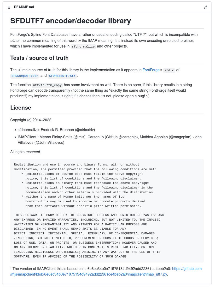 FontForge tweet picture