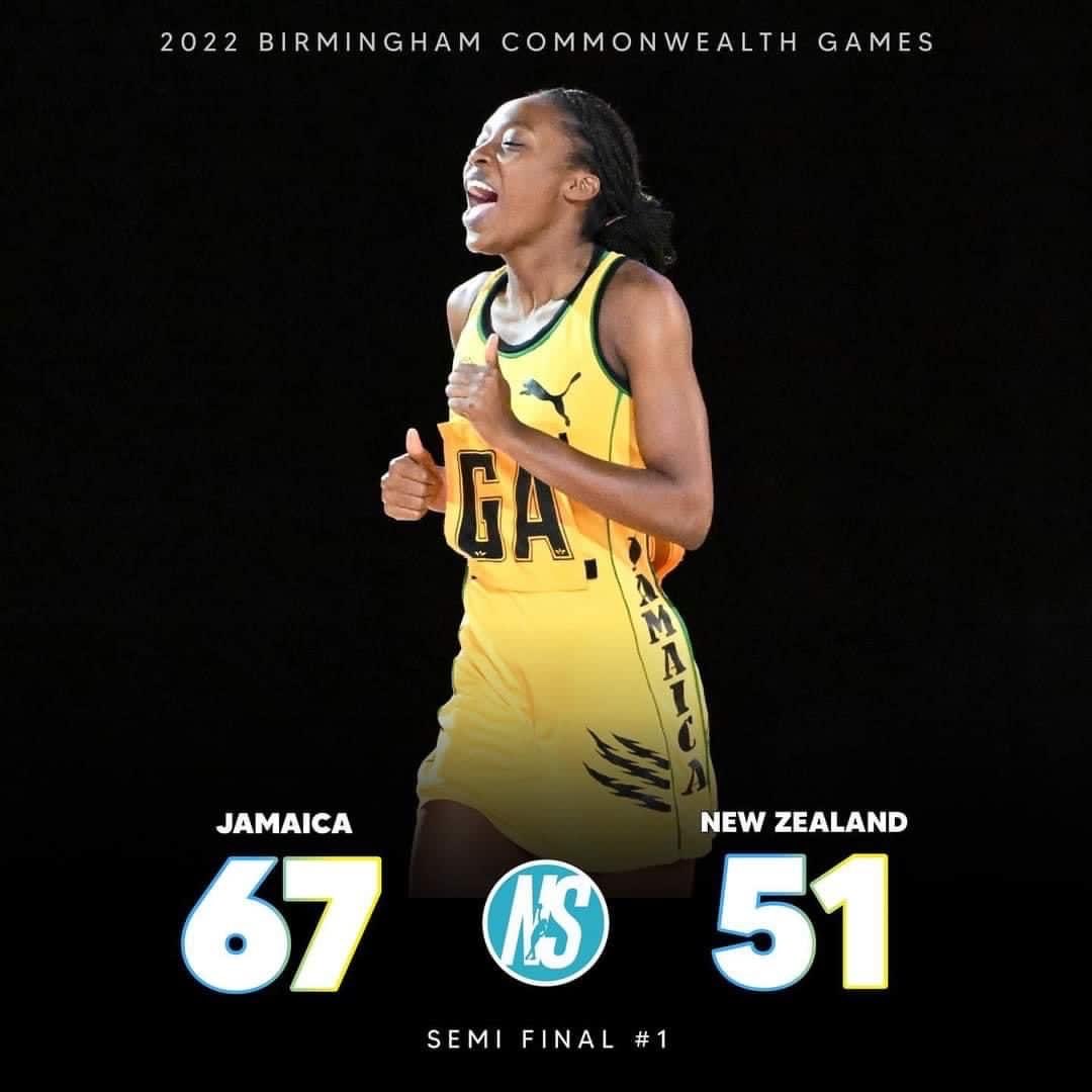 Saintkat1's tweet photo. Jamaica is going to win it #commonwealthnetball https://t.co/KcI1lsTnFv