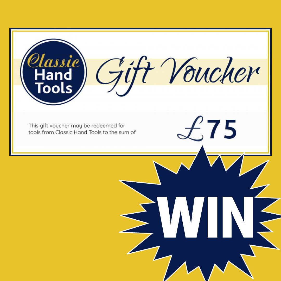 woodworkers's tweet image. Whatever your craft is, you&apos;ll find the finest hand tools at Classic Hand Tools... and that&apos;s very handy since they are offering a lucky winner a £75 voucher! Don&apos;t miss out, visit bit.ly/3nqSKhM to win.

Alternative prizes offered in the USA giveaway

#classichandtools