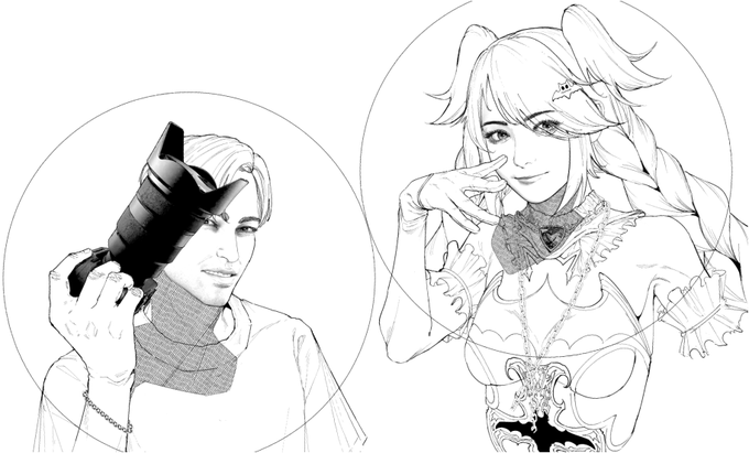 女殴ってそうカメコ#コスは淫らな仮面_一般誌版_進捗 