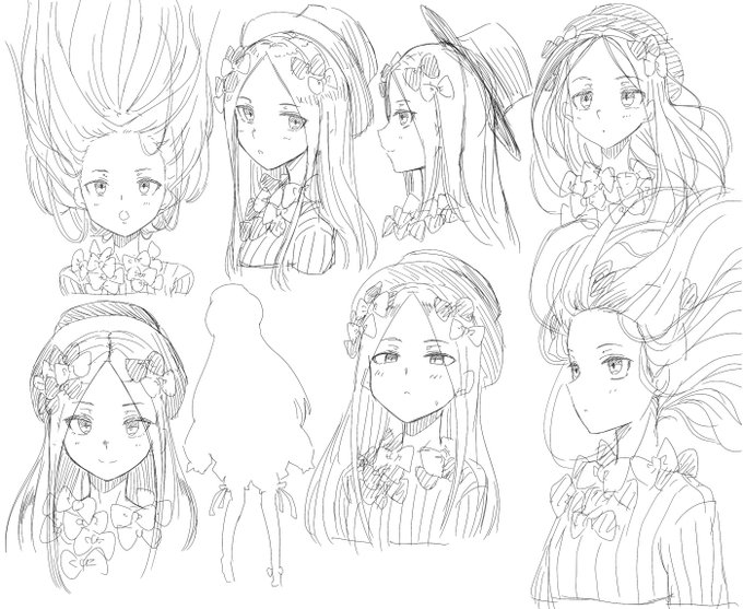 顔を可愛く描けるようになりたいから練習するぞ! 30 