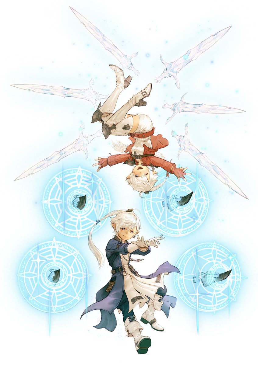 45liza109's tweet photo. Alisaie and Alphinaud #ffxiv https://t.co/HfuuMe4cf1