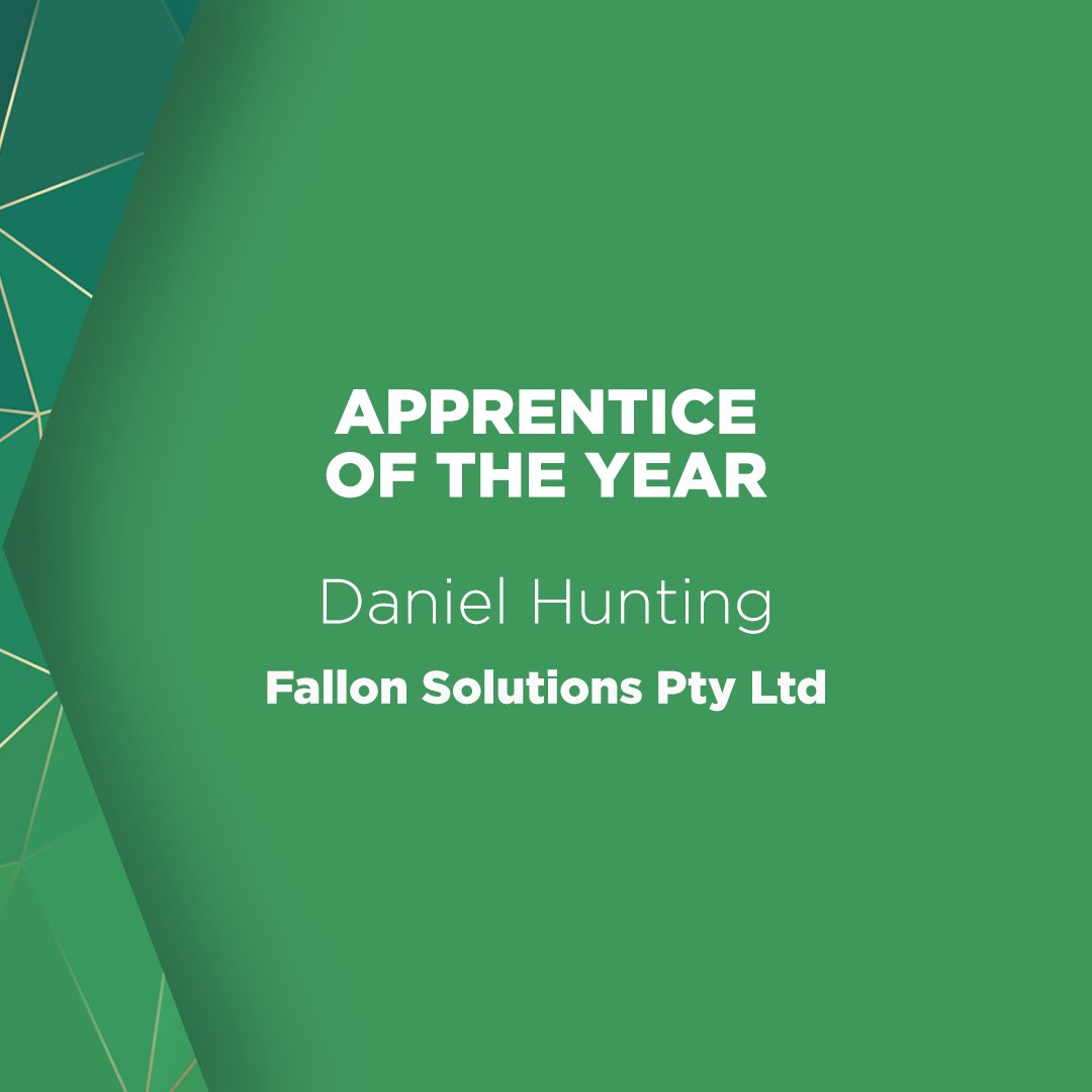 Master Electricians (@masterelectrics) on Twitter photo This award recognises the impressive talent entering our industry. Congratulations to the Excellence Awards Apprentice of the Year winner – Daniel Hunting from Fallon Solutions. Thanks to award sponsor The Add Staff Group and to Milwaukee Tool Australia. #meaawards2022 This award recognises the impressive talent entering our industry. Congratulations to the Excellence Awards Apprentice of the Year winner – Daniel Hunting from Fallon Solutions. Thanks to award sponsor The Add Staff Group and to Milwaukee Tool Australia. #meaawards2022