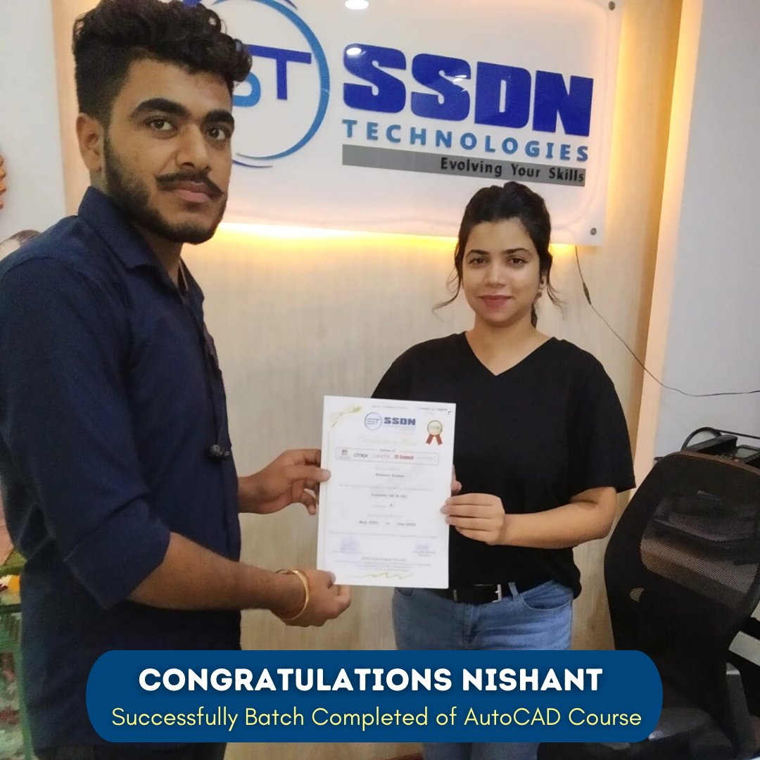 ssdntechnologie's tweet photo. We'd like to congratulate our learner Nishant and Shubham on the Successfully Completed batches of AutoCAD and Web Designing
◼️ Web Designing: https://t.co/UH9ERgj03i
◼️ AutoCAD: https://t.co/F9oCZlcoMr
#autocad #autocadtraining #webdesigning #webdesigningcourse https://t.co/i7znytFcUg