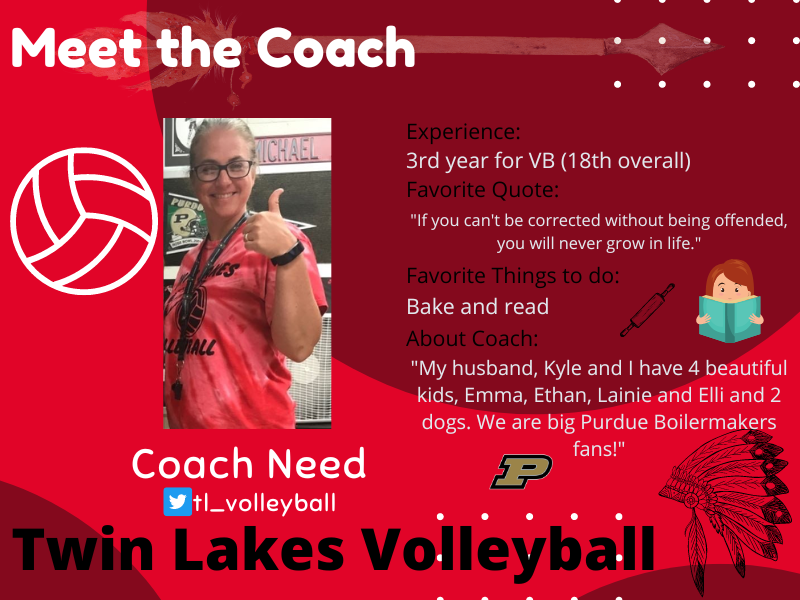 tl_indians's tweet photo. 'Meet the Coach' today is all about Coach Need. Coach Need stepped in 3 years ago to take over the 🏐 program and hasn't looked back. You would be hard-pressed to find someone as resilient 💪 as Coach Need! https://t.co/9Y0TgUOzrn