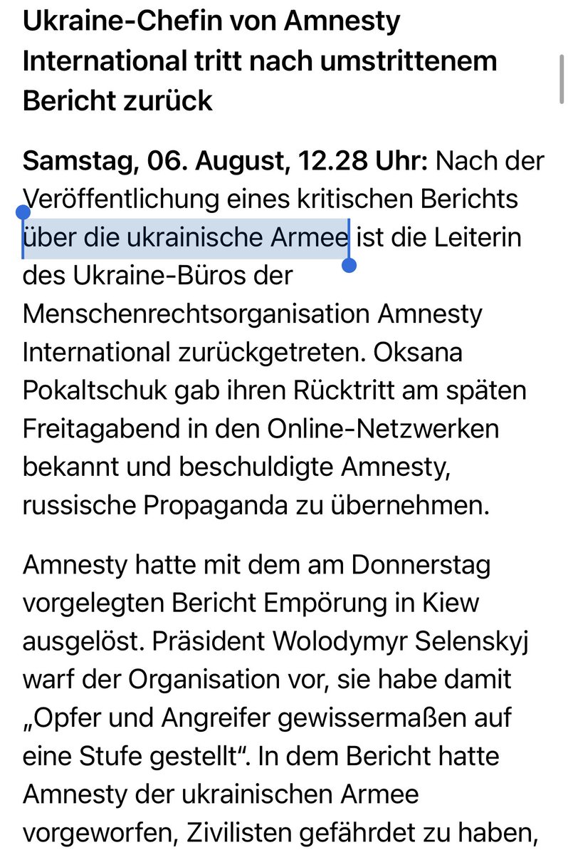 walter_winteler's tweet photo. danke @FOCUS_Eil Die #Biden_prawda würde dies wohl etwa zurückhalten. #Ukraine-Chefin von #Amnesty tritt
zurück - zuvor #warnte sie vor
einem #Skandal[Bericht. Oha . Da passt so nicht ganz allen ;) . zb. hg maassen und th. sarrazin lassen aus dem freien westen schon mal grüssen https://t.co/szjozvoB9I