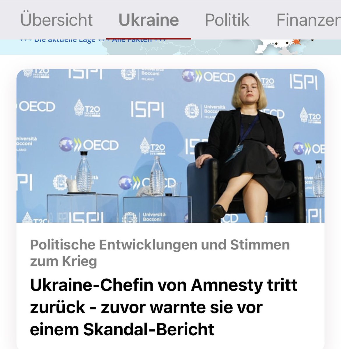 walter_winteler's tweet photo. danke @FOCUS_Eil Die #Biden_prawda würde dies wohl etwa zurückhalten. #Ukraine-Chefin von #Amnesty tritt
zurück - zuvor #warnte sie vor
einem #Skandal[Bericht. Oha . Da passt so nicht ganz allen ;) . zb. hg maassen und th. sarrazin lassen aus dem freien westen schon mal grüssen https://t.co/szjozvoB9I