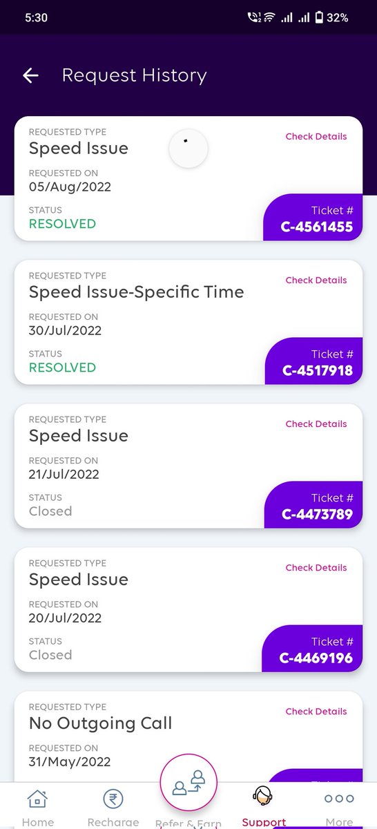 amitarandive's tweet photo. @tataplayfiber Does your team understand what customer care means.
Your team closes the complaints themselves without resolution .Struggling from 20 th July for Speed issue. https://t.co/FMdivUI6RT