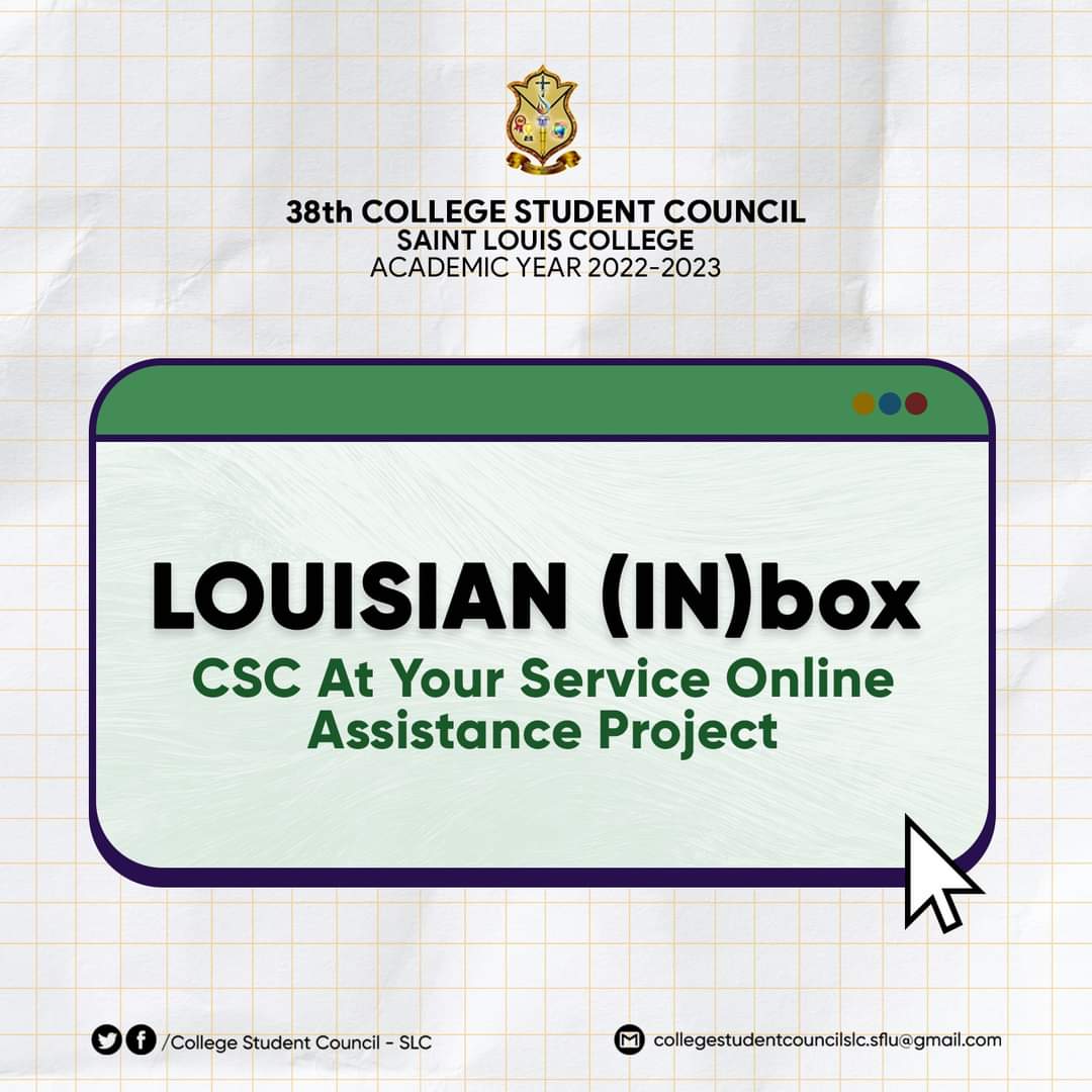 CSCSLC's tweet photo. 𝗛𝗲𝗹𝗹𝗼, 𝗟𝗼𝘂𝗶𝘀𝗶𝗮𝗻! 𝗪𝗵𝗮𝘁 𝗰𝗮𝗻 𝘄𝗲 𝗱𝗼 𝘁𝗼 𝗮𝘀𝘀𝗶𝘀𝘁 𝘆𝗼𝘂?

Please feel free to ask any questions in the post's comment section or leave us a message through our FB page. 

See you there, Louisians!

#CSC38
#ServiceLeadershipExcellence
#LouisianINbox https://t.co/9zCu1RGfnU