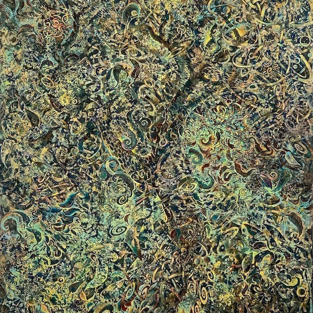 MyersSchoolUA's tweet photo. "The Time Travelers’ Garden" on display through August 28 at Beachwood Cultural Arts Center features work from #MyersGrad Dustin Grella, Professor Chris Hoot, and Distinguished Professor Emeritus Mark Soppeland, along with Liz Maugans.
Image: Mark Soppeland, Sleep Walker, 2022 https://t.co/WkjQETCXh6