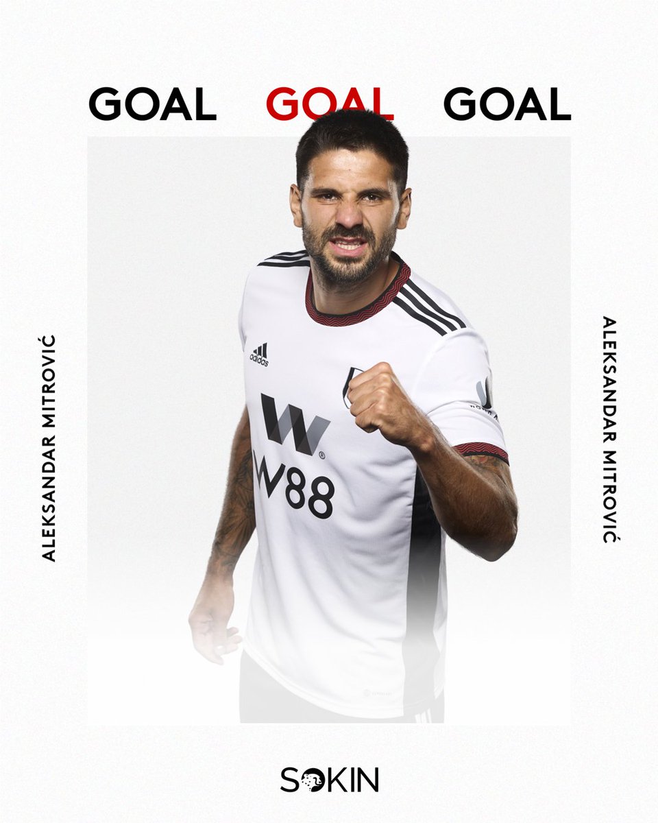 FulhamFC's tweet photo. 32' MITROOOOOOOO!!! 🔥🔥🔥🔥

🤍 1-0 🔴 | #FULLIV https://t.co/N2KqVjkNUV