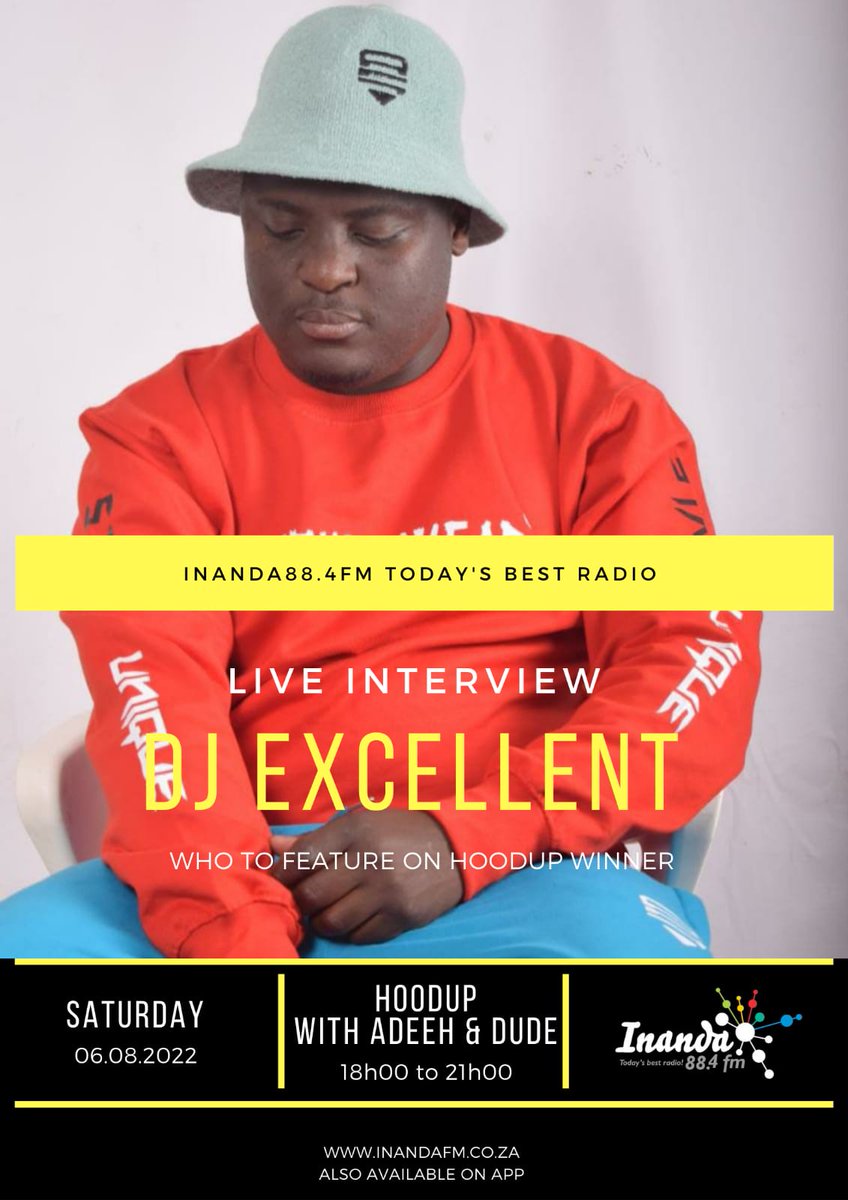 DjExcellenRsa's tweet photo. Later today l Wii on Nanda fm https://t.co/L0iFH0aLds