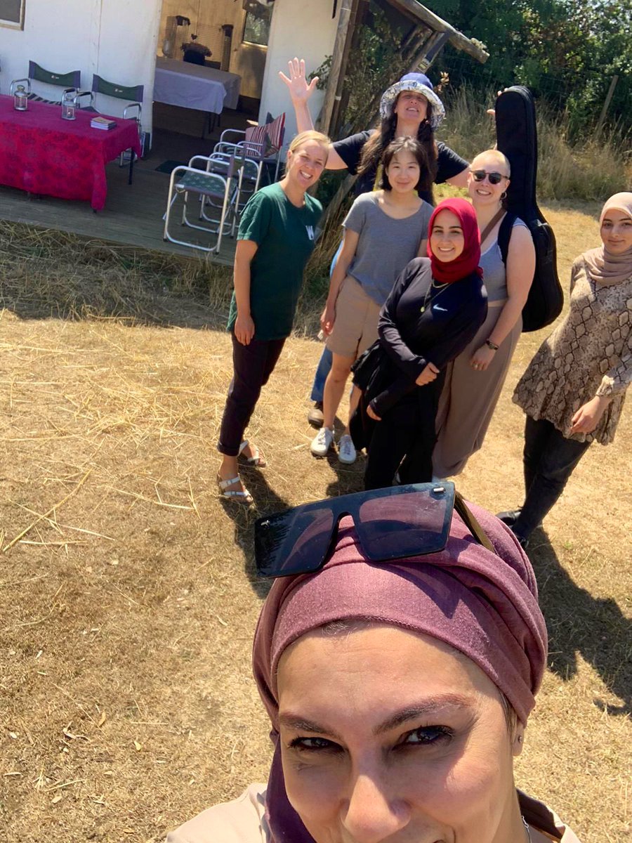 CivilSocietyCIC's tweet photo. This weekend is our #ClimateActionNetwork residential in partnership with @WildernessUK. We’re live from their site in Essex ready to learn more about nature and wellbeing and connect with other community champions acting against climate change! Stay tuned over the weekend 😉 https://t.co/fGLTH7jXUb