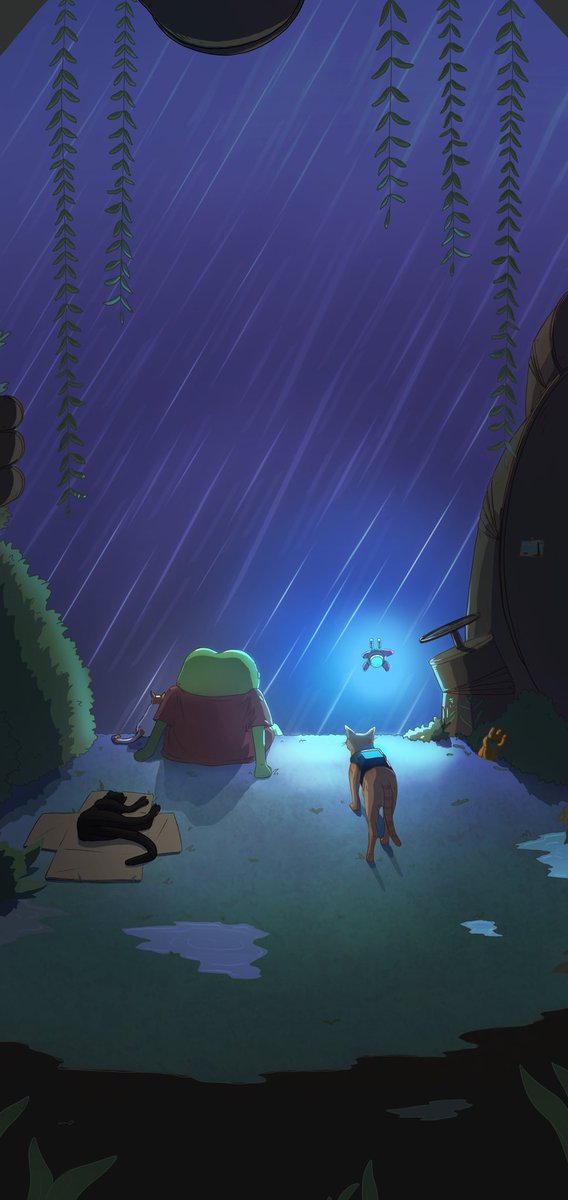 Stray 🐸💚🐱🐱🐱