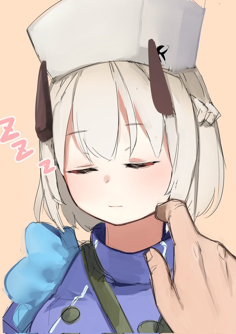 セナとお休みのお題で描いた!ほっぺプニプニしたい#ブルアカワンドロ部#イラスト 