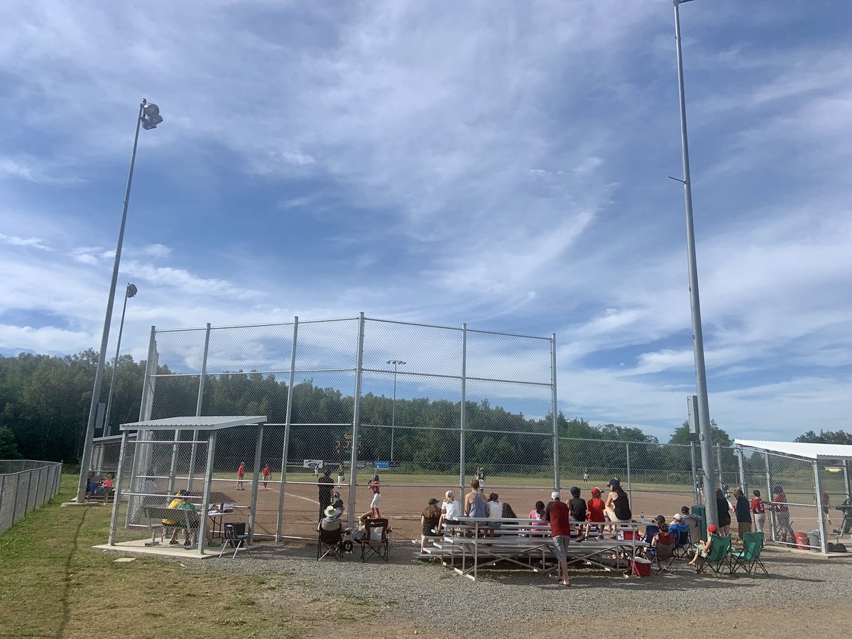 Another beautiful day to start day 2 of the Nissan 13U All Star Invitational in Grand Falls-Windsor! ☀️ A great game happening between the 13UA Braves and the St.John’s Caps <a href="/U13Red/">St. John's Caps U13 A Red</a>! ⚾️