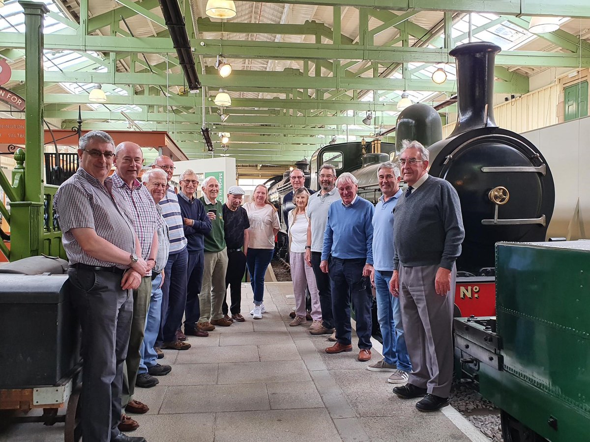 hopetowndarl's tweet photo. 🌉It was great to welcome ex-employees of Cleveland Bridge to the museum this morning to discuss future collaboration.
🚂 We finished the morning with a trip to the @Gresley_P2_2007 carriage works.  
#Darlington #LoveDarlo #ClevelandBridge #railwayheritage #engineeringheritage https://t.co/ffICakNmPe