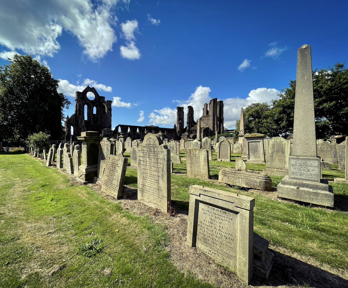 NickDjSteele's tweet photo. In this cemetery is the grave of my Great*4 Grandad James Carter Steele.  He lays in the shadows of Arbroath Abbey - the birthplace of Scotland &amp; is only a stones throw from William the Lion - King of Scotland 1165 to 1214. @HistEnvScot #Arbroath #History #Scotland #cemetery https://t.co/j4PFtRNdiK
