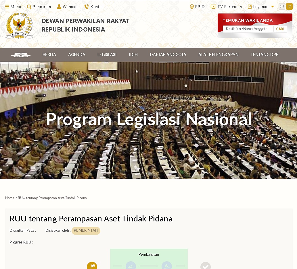 Yang Peduli #SahkanRUUPerampasanAset 
You Are INVITED !

dpr.go.id/uu/detail/id/7…