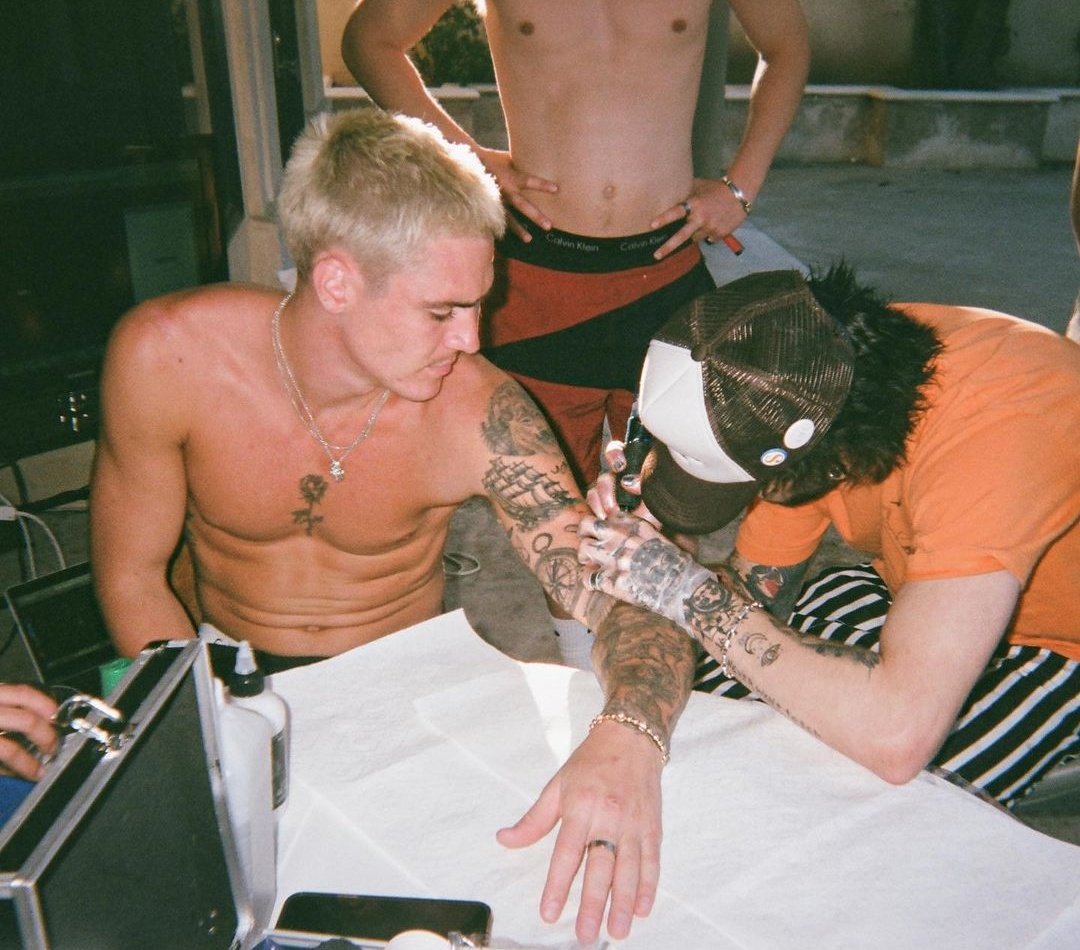 daftphile's tweet photo. summer nights and more tattoos https://t.co/zSJWYAee8N