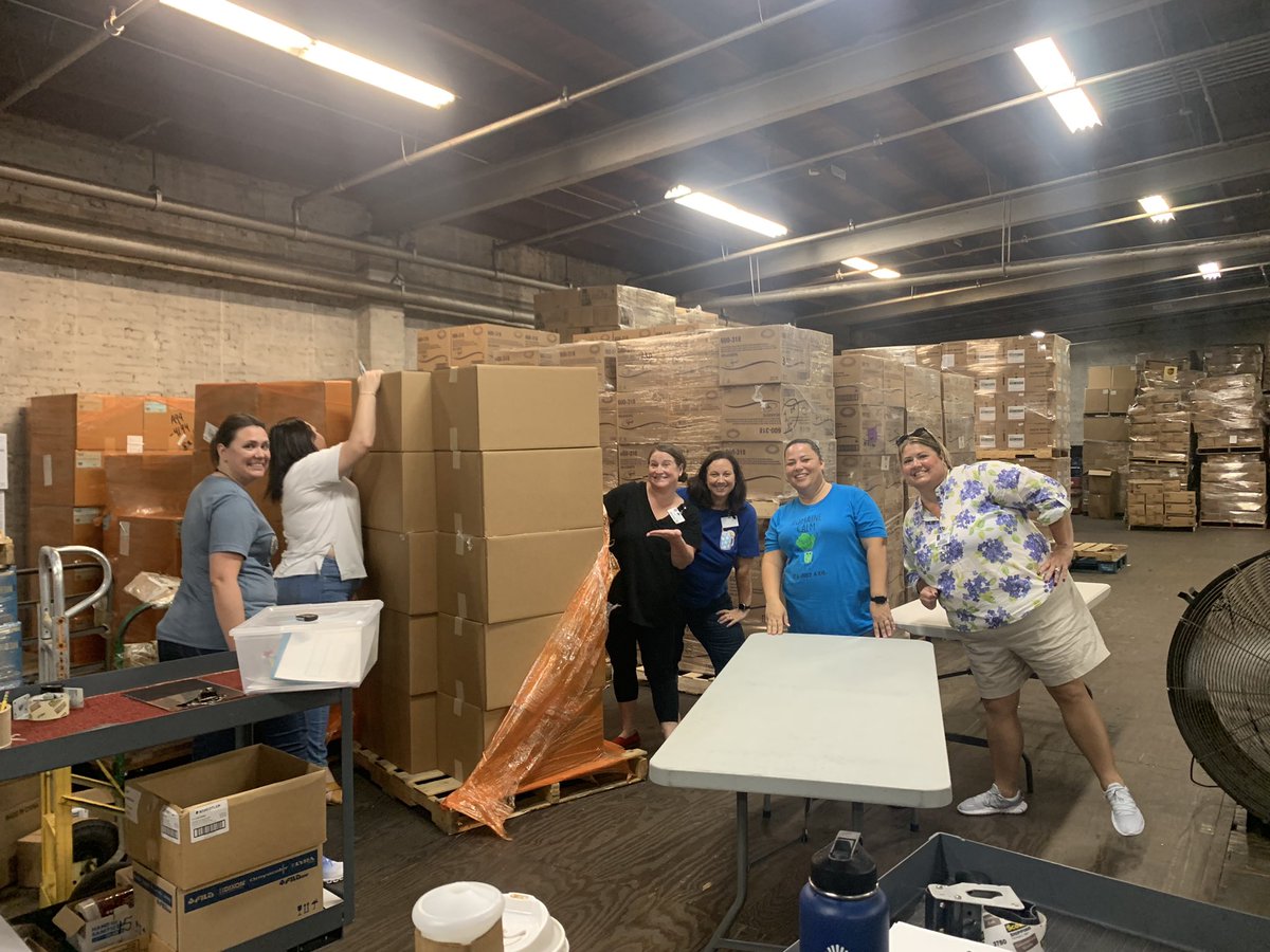 TinaRob50718050's tweet photo. UFLI manual distribution prep and Math resources labeled and ready for shipment to schools complete after a visit to the Central Warehouse. #MCPS_Elementary https://t.co/RRbA5rWcdp