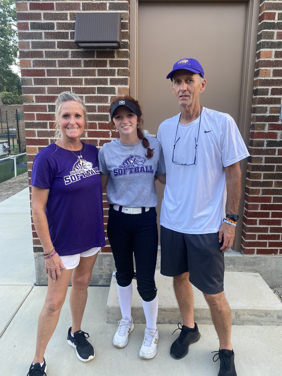 Great camp yesterday at <a href="/OuachitaSB/">Ouachita Softball</a> ! Thank you Coach Grimes and Coach Janie!