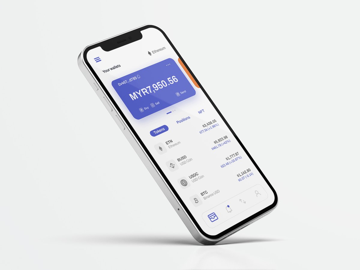 IncheFaris's tweet photo. Baru nak belajar design UI untuk aplikasi DeFi / Crypto Wallet berpandukan sumber inspirasi dari Dribbble.
Menarik juga kalau nak go into UI/UX Web 3. Banyak yang boleh diterokai.
#UIUX
#Web3UIUX
#Crypto https://t.co/82QwUAtSnE