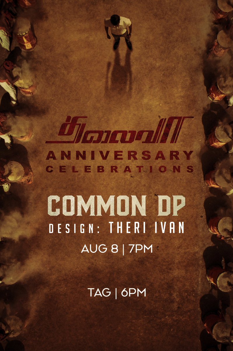 OTFCThoothukudi's tweet photo. Much awaited #ThalaivaaDay Celebrations 

August 8th 

6PM - Tag 

7PM - CDP by #TheriIvan

https://t.co/vziOzUM6nN