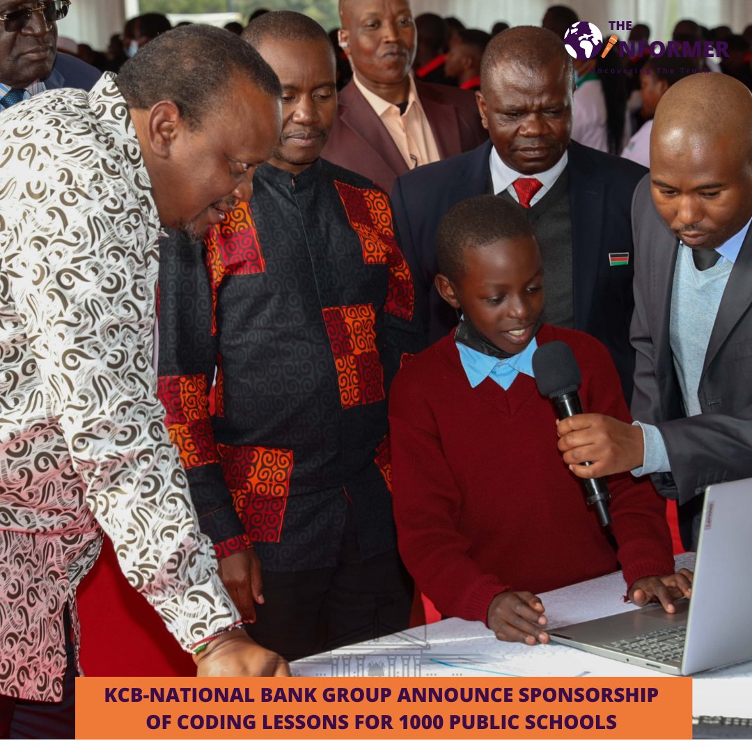 Informer_ke's tweet photo. KCB-National Bank Group announce sponsorship of coding lessons for 1000 public schools
https://t.co/Y9iX03qy7m…0-public-schools/ 
@MoICTKenya @ICTAuthorityKE @KICDKenya 
#CodeYoung https://t.co/tj23OavZJi