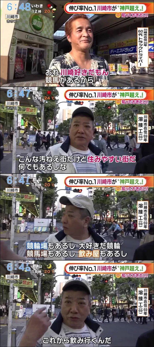 住みやすそうな川崎！？競輪も競馬も飲み屋もあるし…。