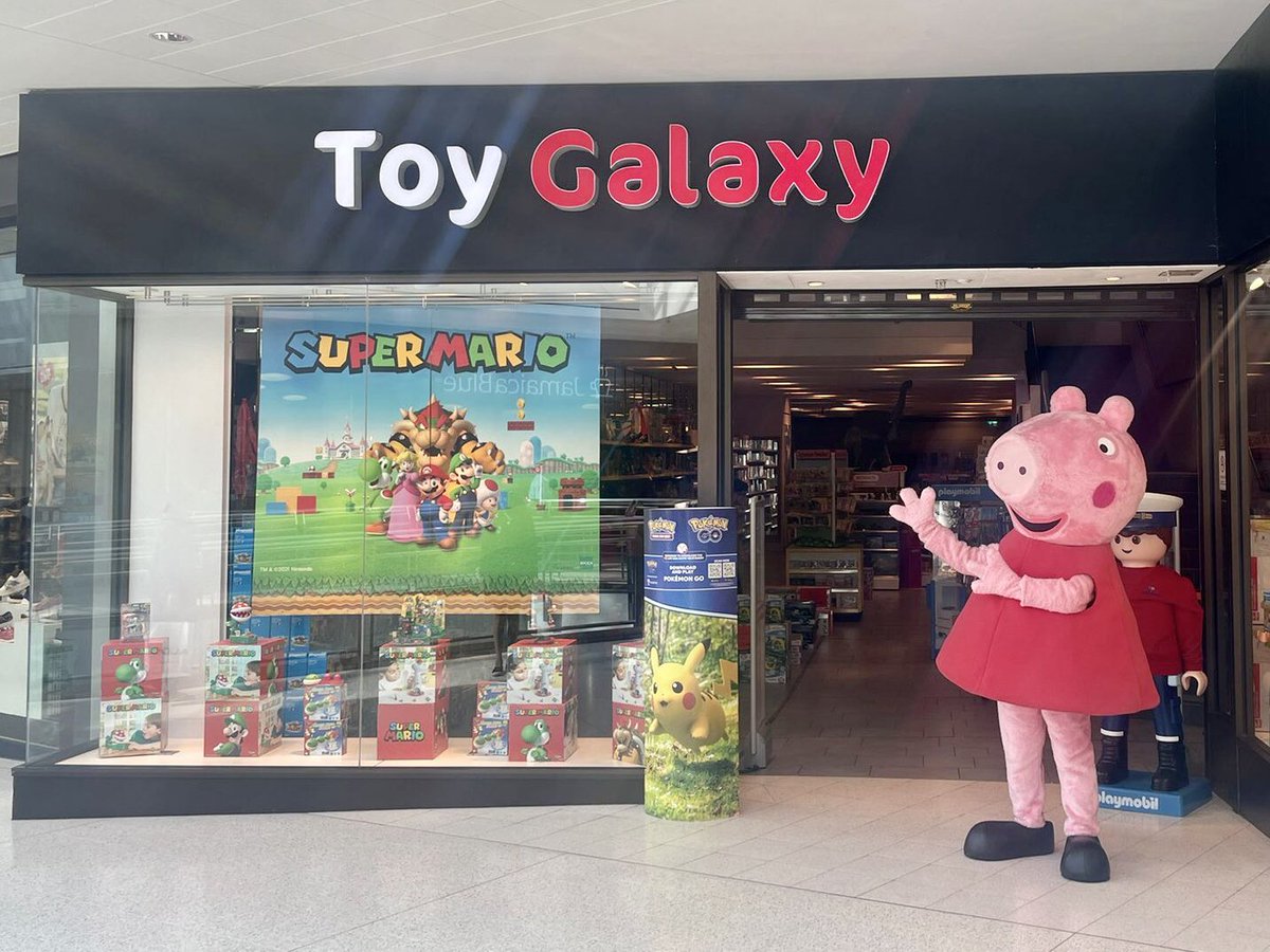 Calling all #peppapig fans! Peppa is in <a href="/ToyGalaxyUK/">Toy Galaxy</a> store today only. She is leaving at 4pm so stop by now and get a picture taken!