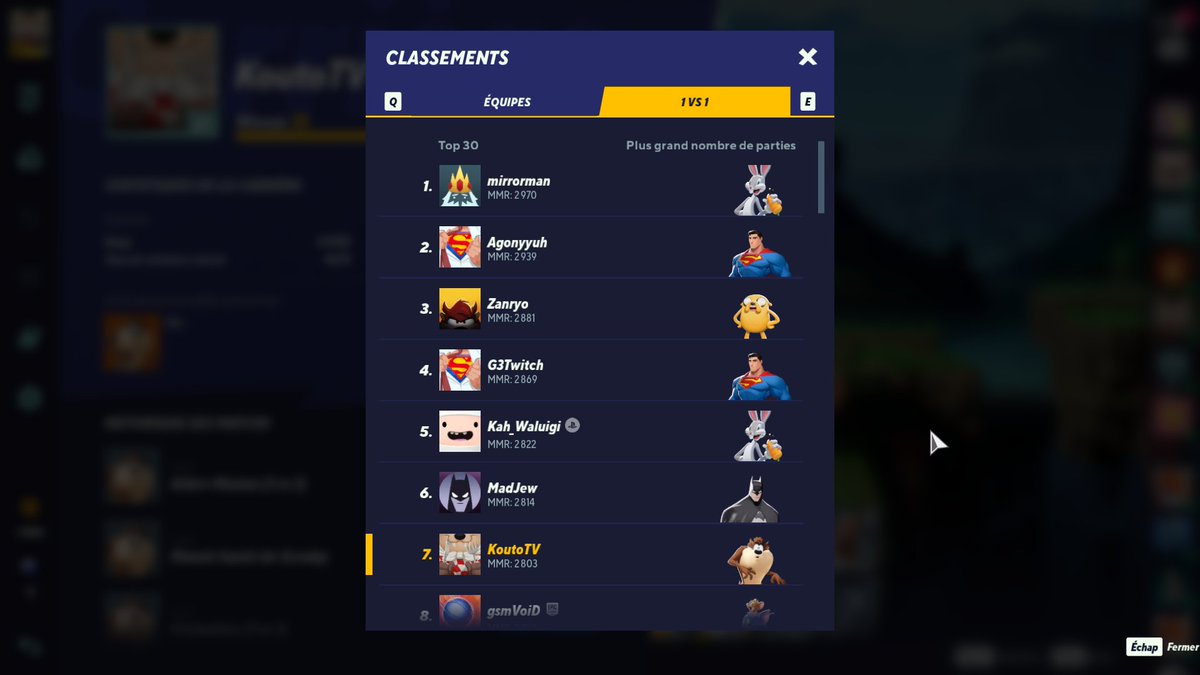 KoutoTV's tweet photo. Je crois que le Taz Challenge est parti un peu trop loin. 😂 (top 7 world) #Multiversus. https://t.co/RzACZBgq57