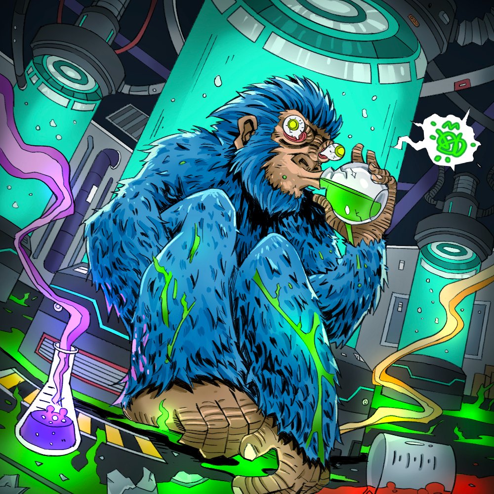 Acid... Monkey Need ACID!!🩸🐒🧪

Any interaction with this tweet will be considered for WL🙊