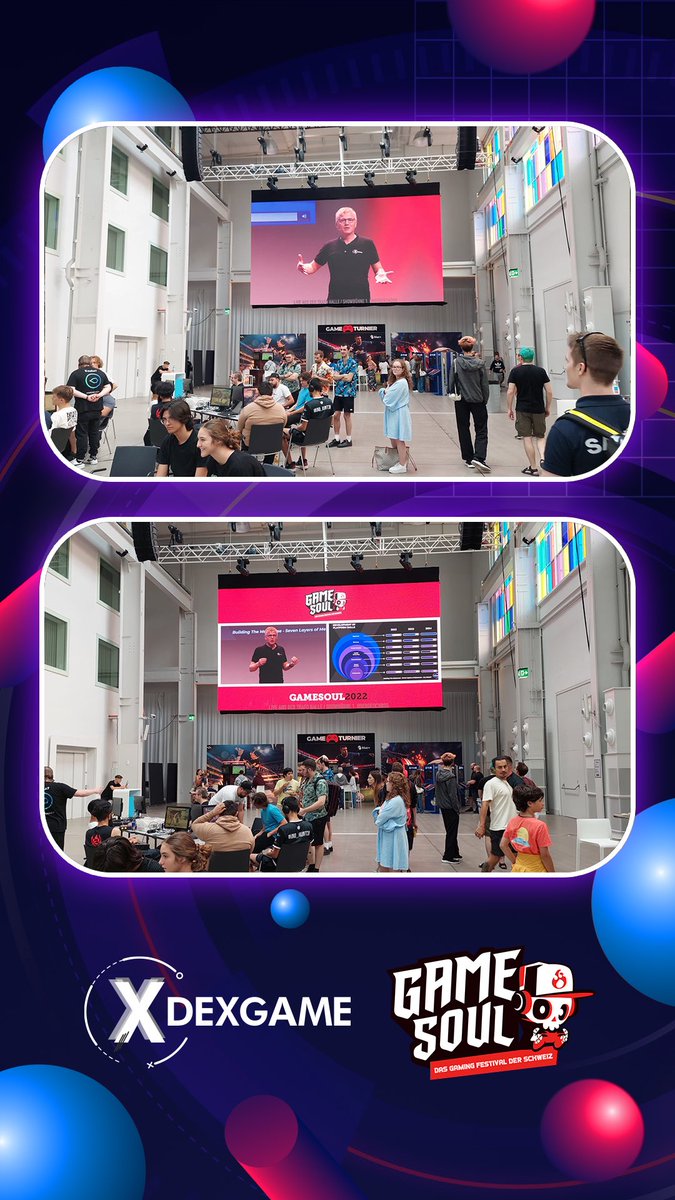 DexGame_io's tweet photo. Another day of the #GameSoul 👾

Our CEO Gokhan ALTINOK is on the stage. 👀 https://t.co/617pVThN9T