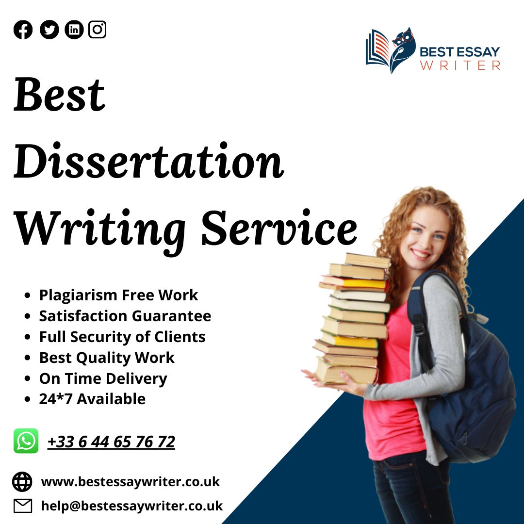 BestEssayWrit13's tweet image. Be confident! Because you choose our
Best Dissertation Writing Service! 
Order your task Now.
#bestdissrrtationwrtingservice #bestdissrrtationwrtingservicehelp #onlinedissertationwritinghelp #onlinedissertationassignmenthelp
#onlineassignmenthelp 
#bestessaywriter